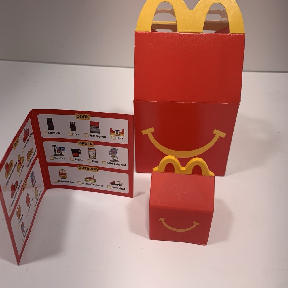 LIL McDonalds Happy Meal Toys 2025 Mini HAPPY MEAL BOX (RED) Brand‎ New #3 Gift